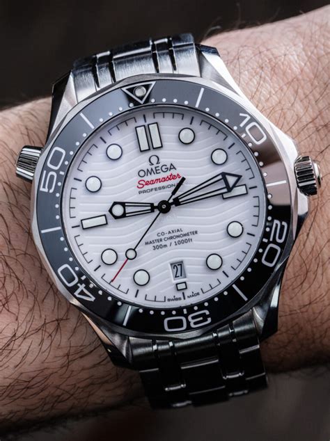 omega seamaster 300 white dial|omega seamaster 300m white face.